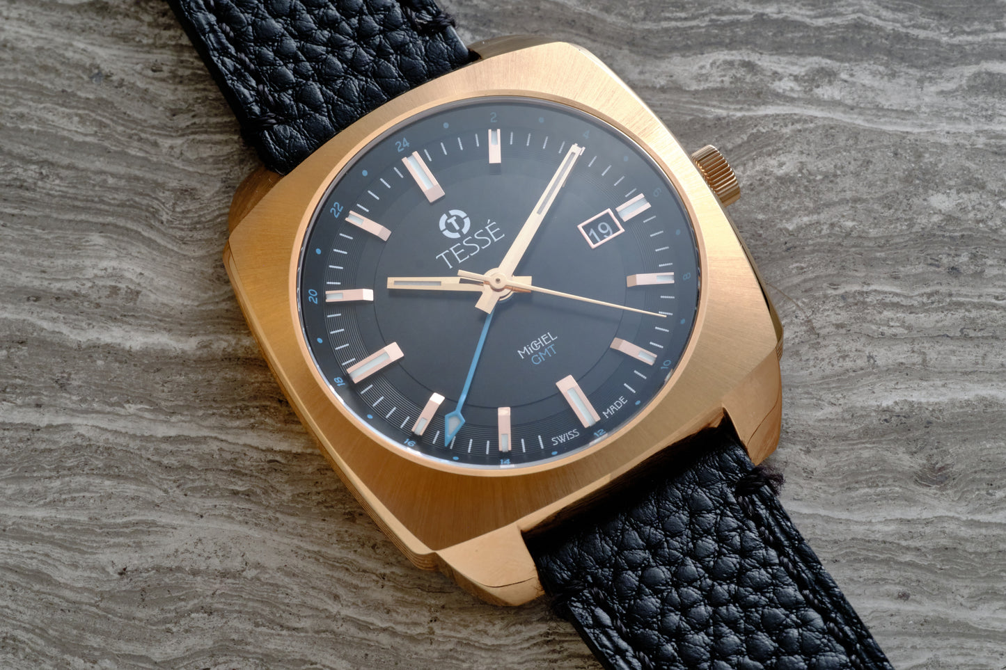 Michel GMT - Rose Gold