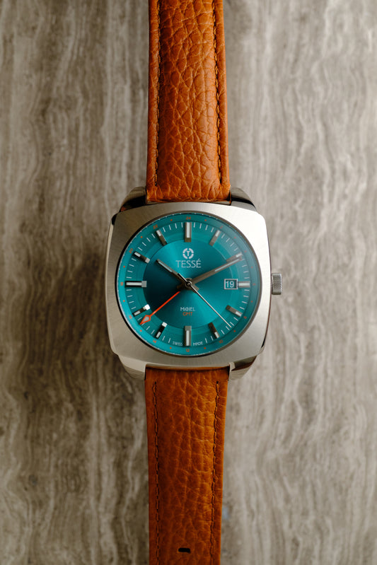 Michel GMT - Electric Teal