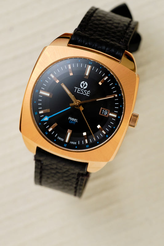 Michel GMT - Rose Gold