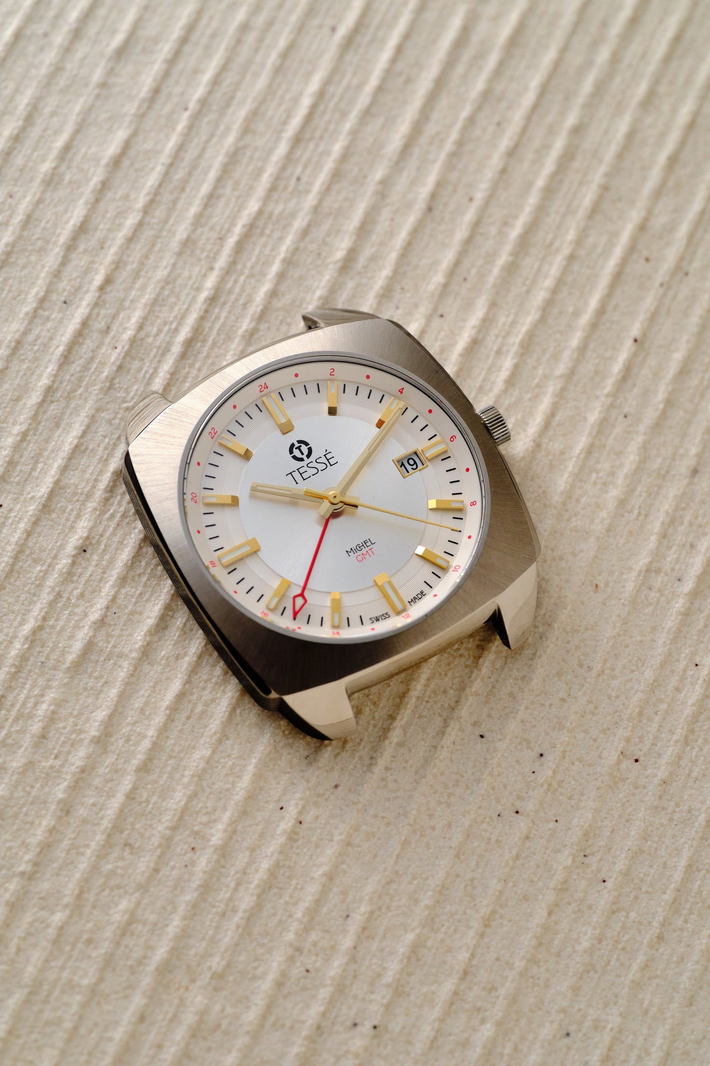 Michel GMT - Silver White