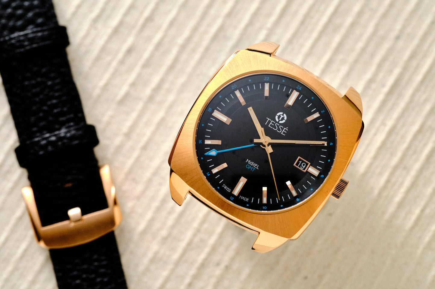 Michel GMT - Rose Gold