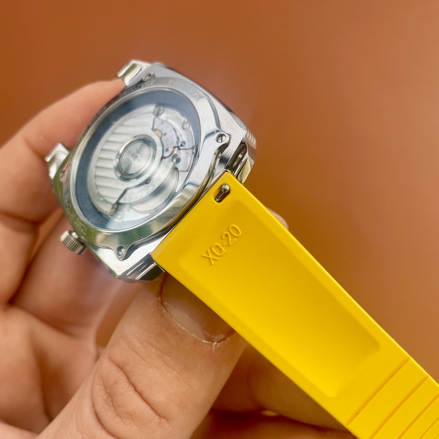 Basket Weave pattern CTS Rubber strap