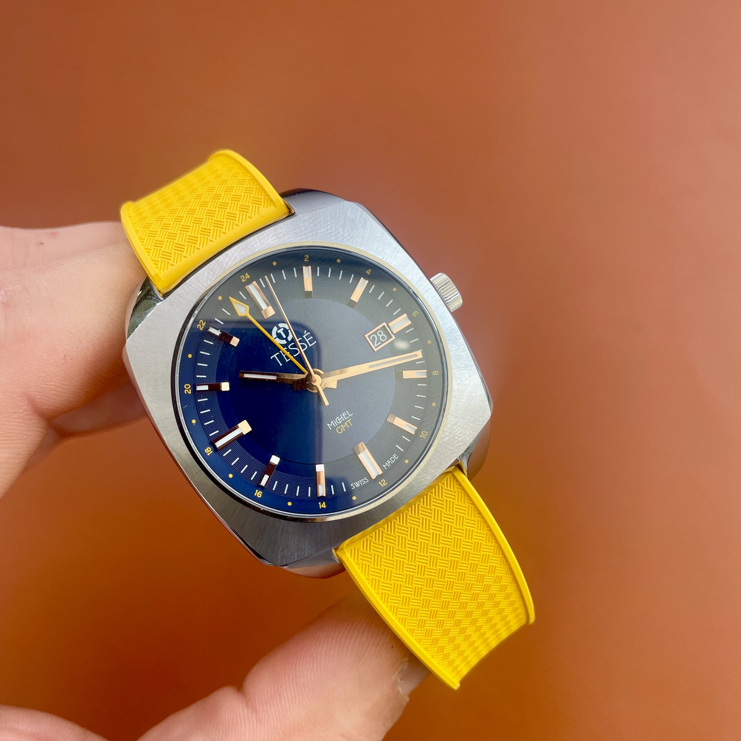 Basket Weave pattern CTS Rubber strap
