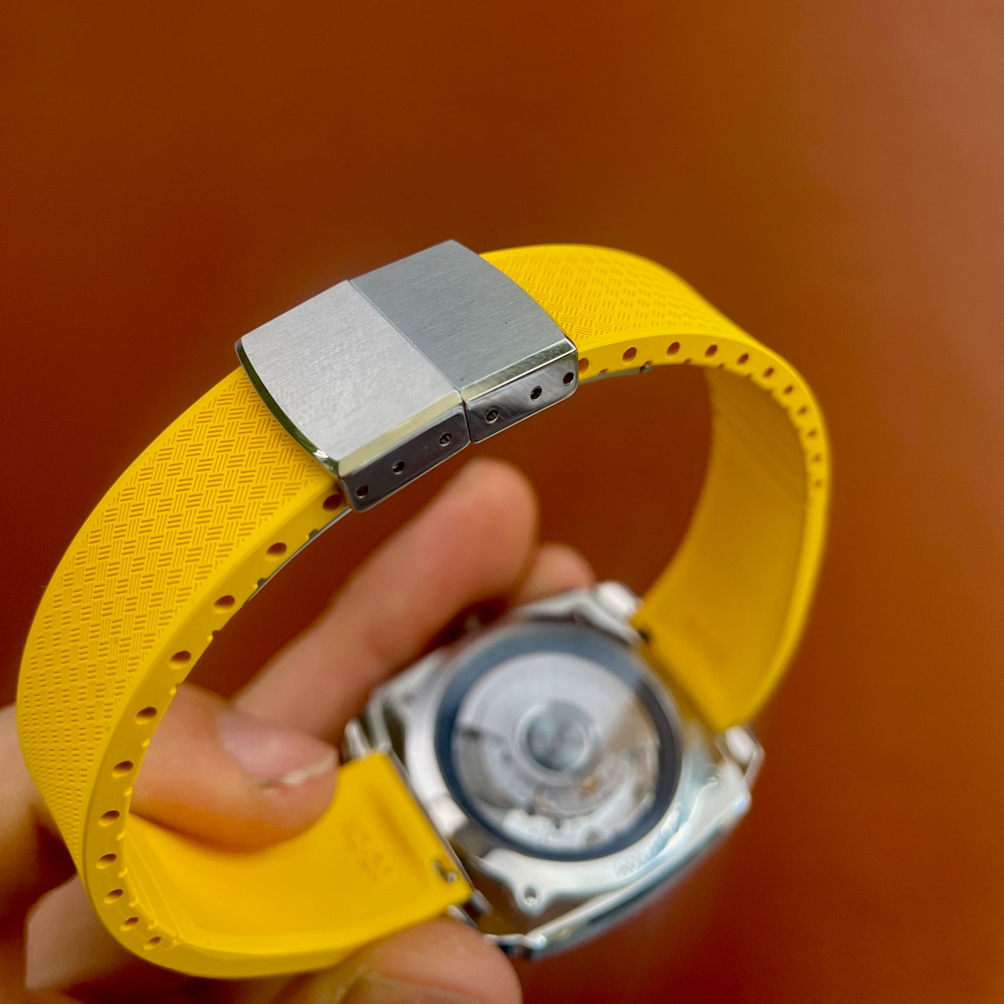 Basket Weave pattern CTS Rubber strap