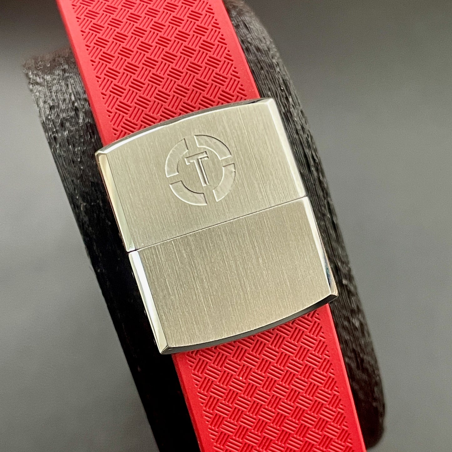 Basket Weave pattern CTS Rubber strap