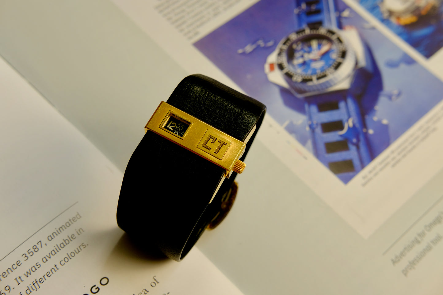 1972 - Lip square wristwatch Jump hour Francois de Baschmakoff (Copy)