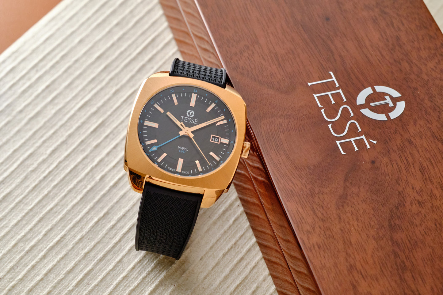 Basket Weave pattern CTS Rubber strap