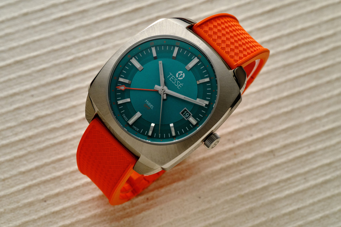 Basket Weave pattern CTS Rubber strap