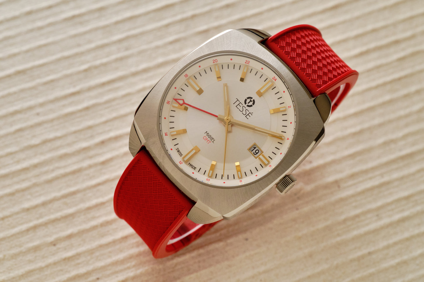 Basket Weave pattern CTS Rubber strap
