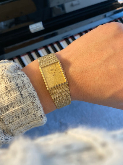 1974 - Seiko Gold Tank on Bracelet - Quartz