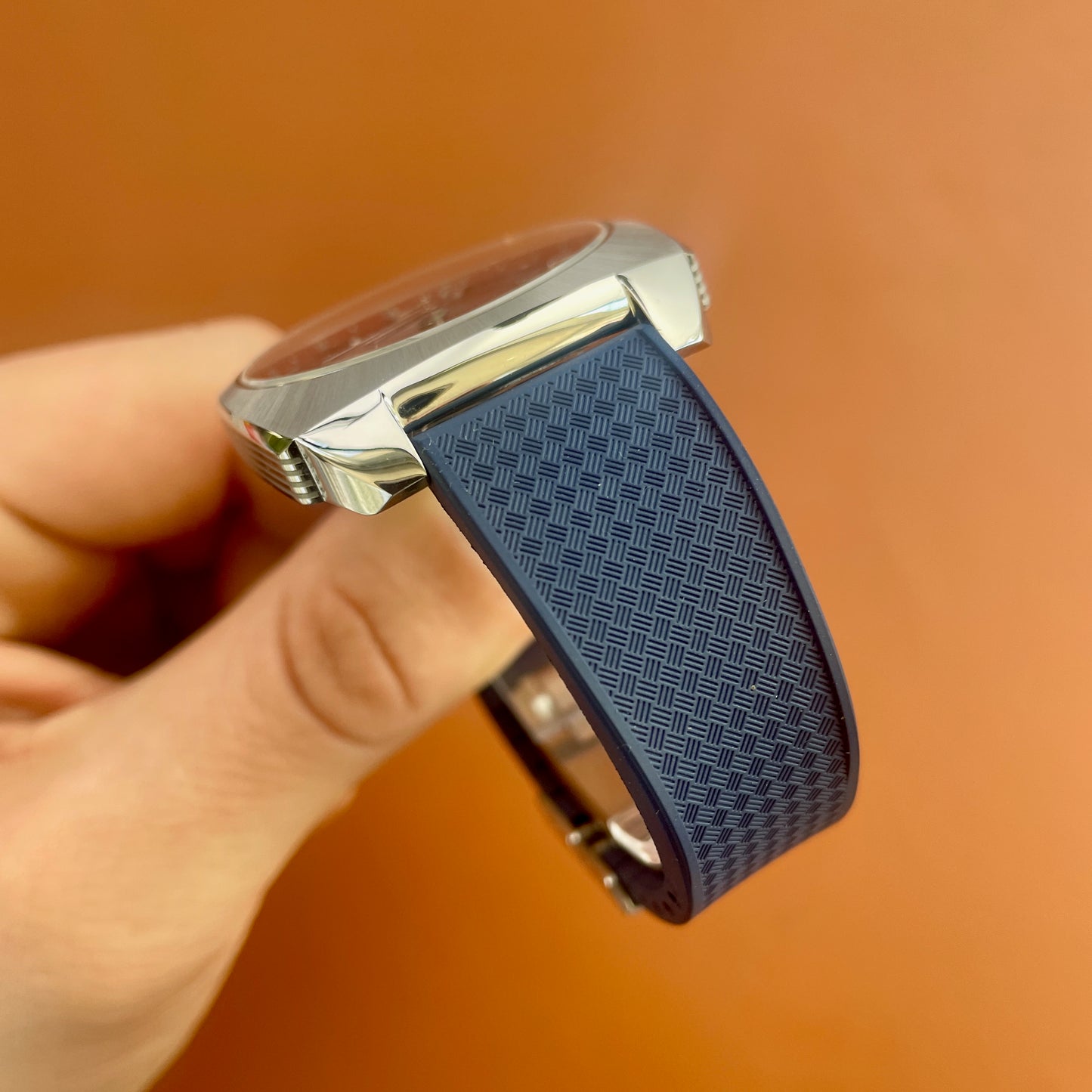 Basket Weave pattern CTS Rubber strap